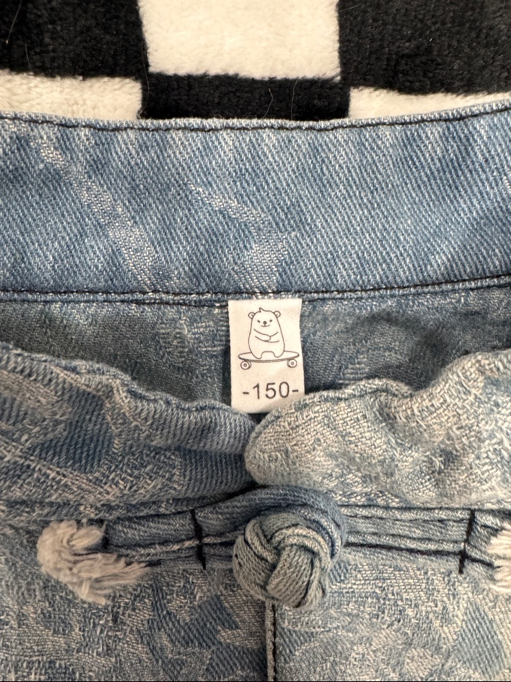 Blue Dragon-Pattern Denim Mandarin Jacket - Picture 2 of 8
